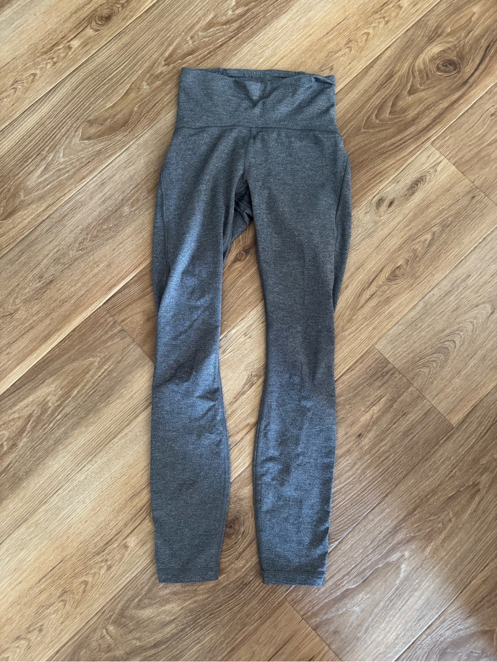 lululemon athletica Heather Gray High-Waist Leggings